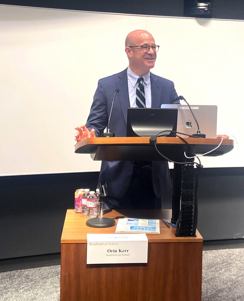 In Lillick Chair Lecture, Orin Kerr Examines the Fourth Amendment Challenges Posed by Flock Cameras